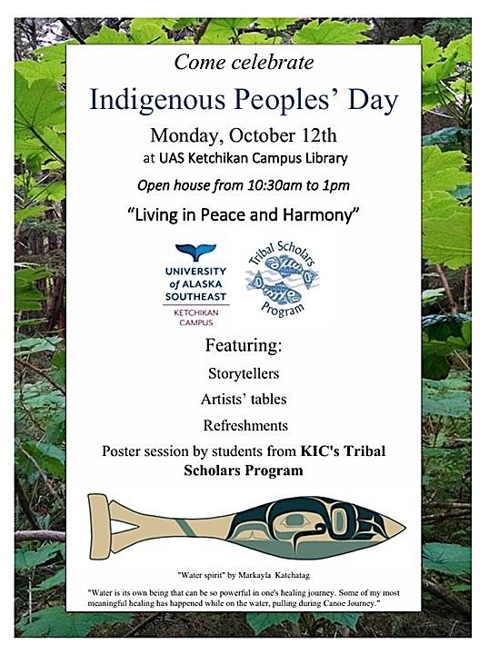 Indigenous peoples day flier